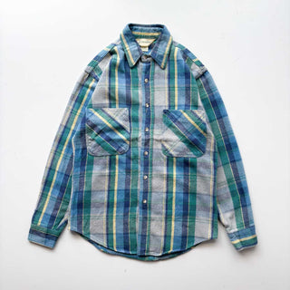 "MADE IN USA" 90's ST JOHN'S BAY チェック ヘビーネル シャツ