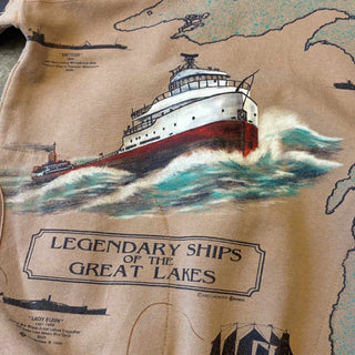 90's～ "made in USA" ART UNLIMITED SPORTSWEAR オールオーバープリント スウェット シャツ