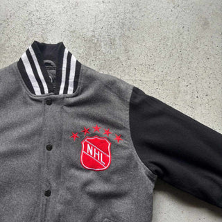 G-Ⅲ NHL "Original 6" チームワッペン メルトンウール スタジャン