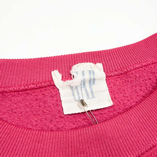 OLD GAP ビビットピンク フェード ソリッド スウェットシャツ
