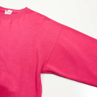 OLD GAP ビビットピンク フェード ソリッド スウェットシャツ
