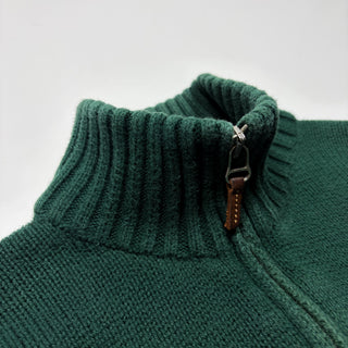 OLD Ralph Lauren "PIMA COTTON" ITALIAN YARN ハーフジップ コットン ニットセーター