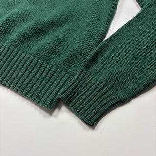 OLD Ralph Lauren "PIMA COTTON" ITALIAN YARN ハーフジップ コットン ニットセーター