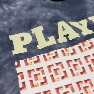 PLAYBOY by pacsun レーヨン タイダイ 開襟 S/Sシャツ