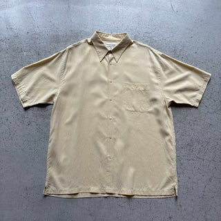 PRONT-UOMO レーヨン 格子柄 S/S シャツ