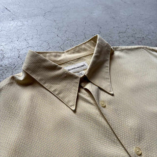 PRONT-UOMO レーヨン 格子柄 S/S シャツ