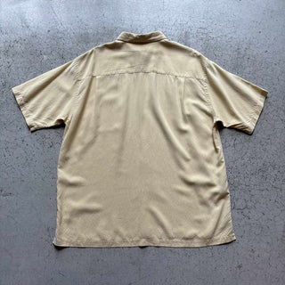 PRONT-UOMO レーヨン 格子柄 S/S シャツ