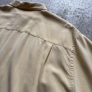PRONT-UOMO レーヨン 格子柄 S/S シャツ