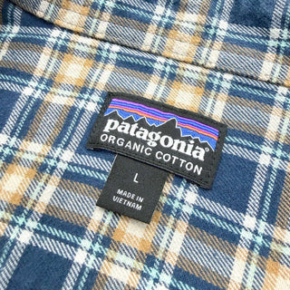 Patagonia "Organic cotton" チェック フランネルシャツ