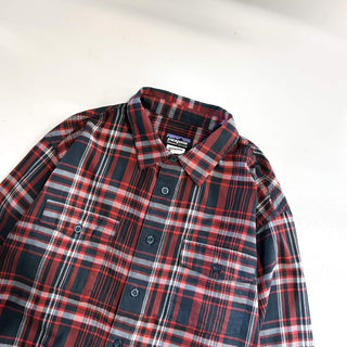 Patagonia オーガニックコットン バックショット L/Sシャツ