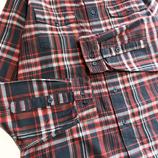 Patagonia オーガニックコットン バックショット L/Sシャツ