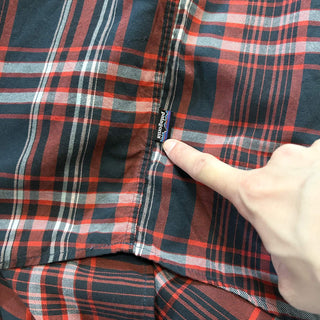 Patagonia オーガニックコットン バックショット L/Sシャツ