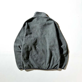 Patagonia グレー×ダークネイビー スナップT フリース プルオーバー ジャケット