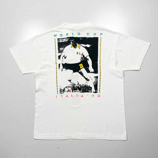 90's "made in USA" FIFA World cup 1990 イタリア大会 プリントTシャツ
