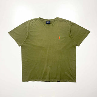 ～00's Ralph Lauren ワンポイントTシャツ (オリーブ)