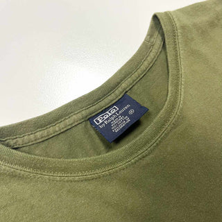 ～00's Ralph Lauren ワンポイントTシャツ (オリーブ)