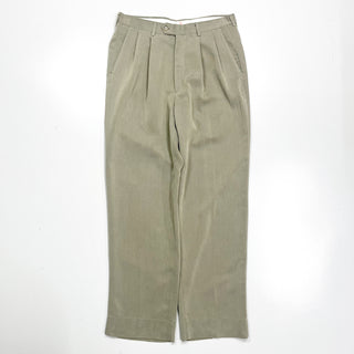00's HAGGAR レーヨン 2タック スラックス