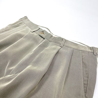 00's HAGGAR レーヨン 2タック スラックス