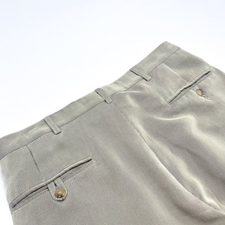 00's HAGGAR レーヨン 2タック スラックス