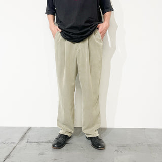 00's HAGGAR レーヨン 2タック スラックス