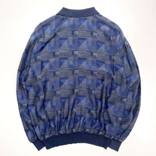 90's "made in USA" St.Croix 総柄 レーヨン L/S ポロシャツ