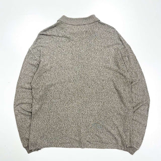 90's JHANE BARNES 霜降り レーヨン L/S ポロシャツ
