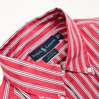 Ralph Lauren "BLAKE" B.D. ストライプ L/Sシャツ