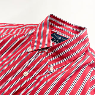 Ralph Lauren "BLAKE" B.D. ストライプ L/Sシャツ