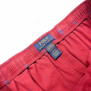 90's～ POLO Ralph Lauren ドローコード 総柄 ワイド パジャマ パンツ