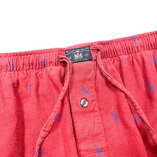 90's～ POLO Ralph Lauren ドローコード 総柄 ワイド パジャマ パンツ