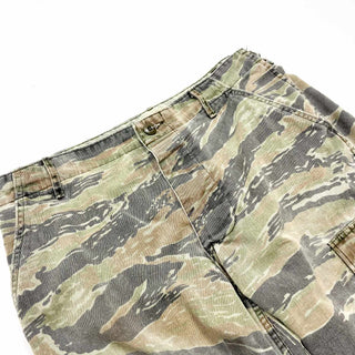 80's～ U.S.ARMY タイガーストライプカモ ドローコード カーゴパンツ