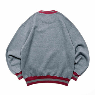 90's "made in USA" RUSSELL グレー✕レッド 2トーン リブライン  スウェットシャツ