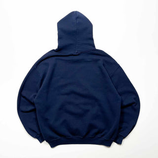 90's "made in MEXICO" RUSSELL ネイビー 無地 スウェット パーカ