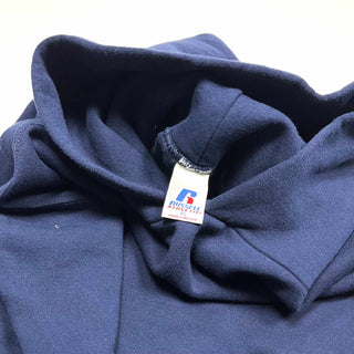90's "made in MEXICO" RUSSELL ネイビー 無地 スウェット パーカ