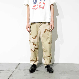 90's～ U.S.ARMY BDU デザートカモ ドローコード カーゴパンツ