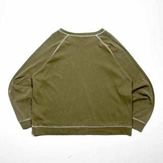 00's Eddie Bauer ホワイトステッチ 短丈 ラグラン カットソー