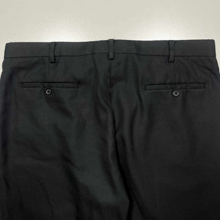 00's PERRY ELLIS レーヨン混 2タック ワイド スラックス