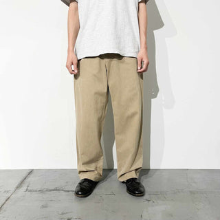 00's claiborne ストライプ コットン ワイド スラックス