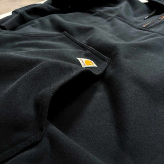 00's～ CARHARTT "FYPON"&"CONTRACT LUMBER"ハーフジップ スウェット パーカ