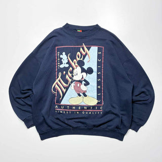 90's MICKEY UNLIMITED ミッキー プリント スウェットシャツ