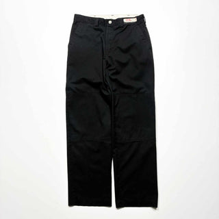 00's DICKIES ブラック ダブルニー ワーク パンツ