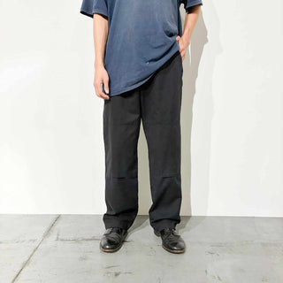 00's DICKIES ブラック ダブルニー ワーク パンツ
