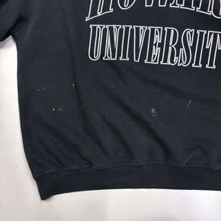 90's～ GEAR "HOWARD UNIVERSITY" 前V 短丈 カレッジ スウェットシャツ