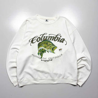 90's COLUMBIA プリント スウェット シャツ
