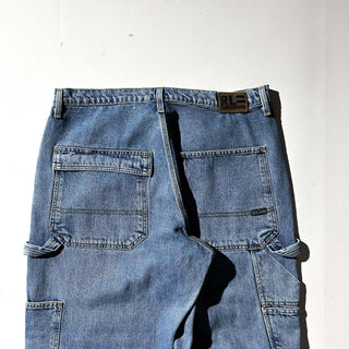 RALPH LAUREN POLO JEANS COMPANY ダブルニー ワイド デニム ペインター パンツ