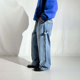 RALPH LAUREN POLO JEANS COMPANY ダブルニー ワイド デニム ペインター パンツ