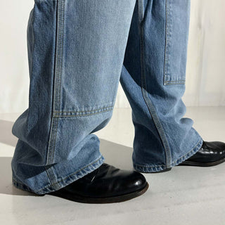 RALPH LAUREN POLO JEANS COMPANY ダブルニー ワイド デニム ペインター パンツ