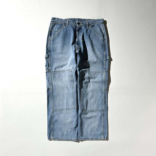 RALPH LAUREN POLO JEANS COMPANY ダブルニー ワイド デニム ペインター パンツ