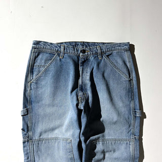 RALPH LAUREN POLO JEANS COMPANY ダブルニー ワイド デニム ペインター パンツ