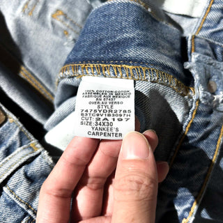 RALPH LAUREN POLO JEANS COMPANY ダブルニー ワイド デニム ペインター パンツ